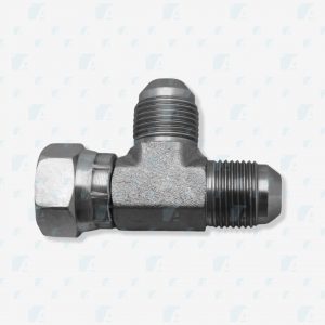 ADAPTADOR EM TEE MACHO JIC COM FÊMEA JIC LATERAL